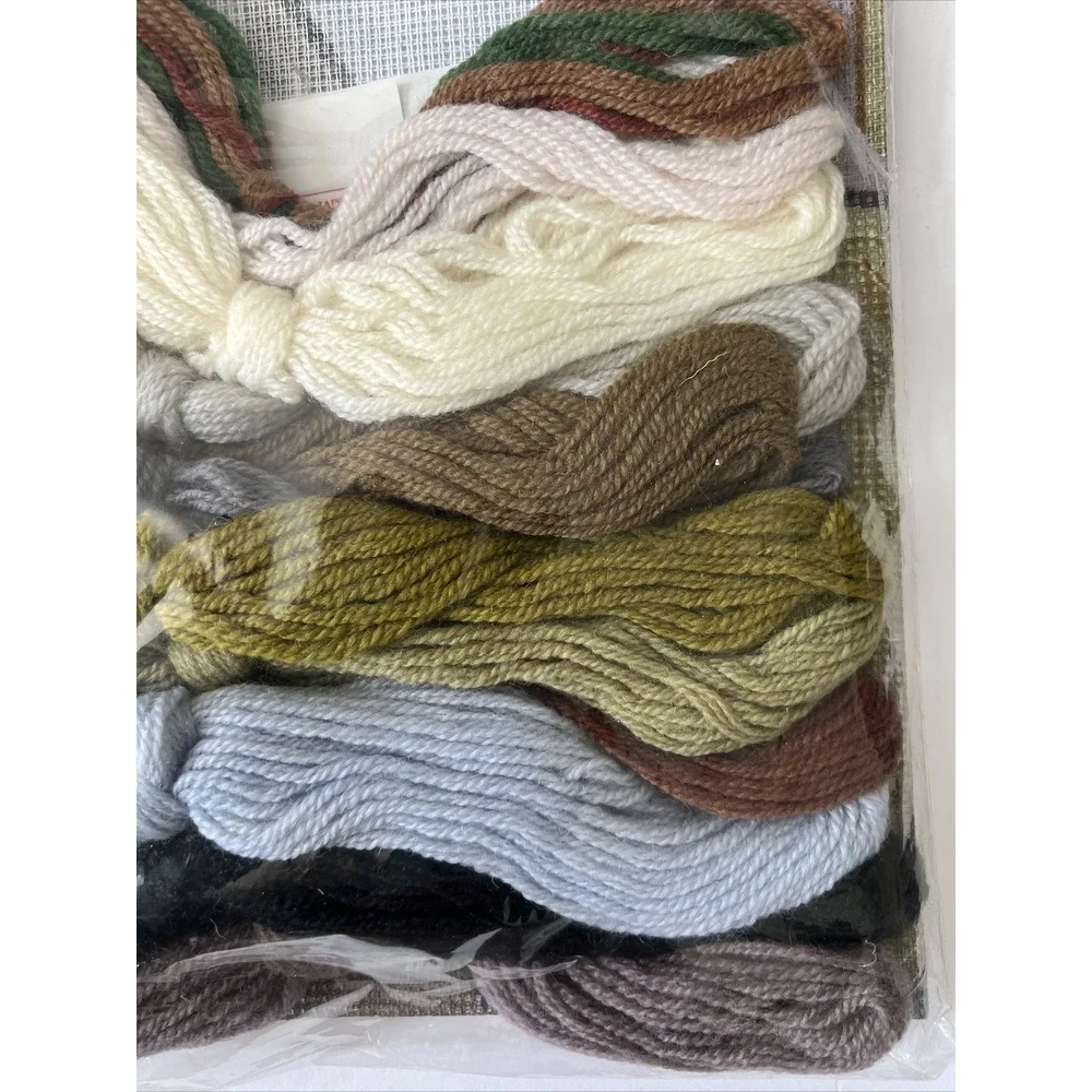 Woolfayre Ltd Street Scene 1297 Wool Yarn Tapestry Kit -England Made 31 cmx42 cm